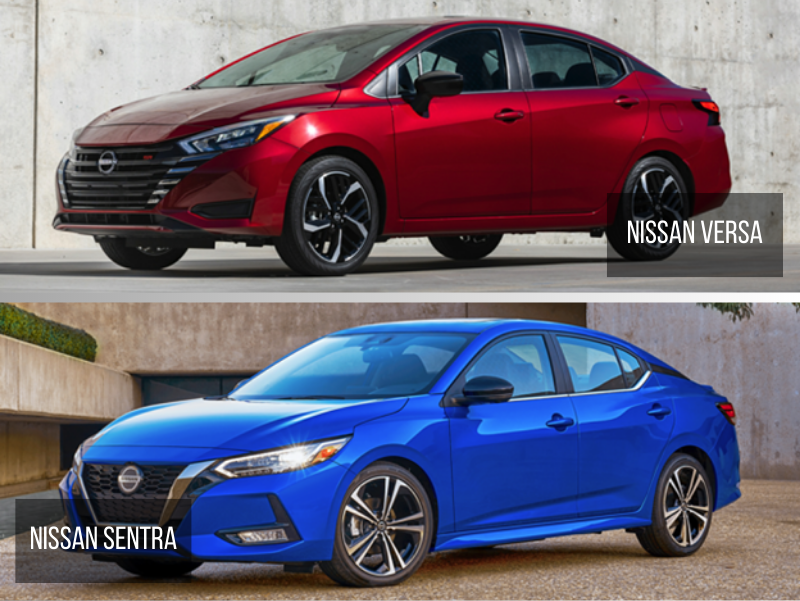 Nissan Versa vs Sentra
