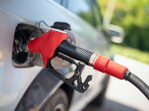 Pumping gas into a car in Rockville, MD