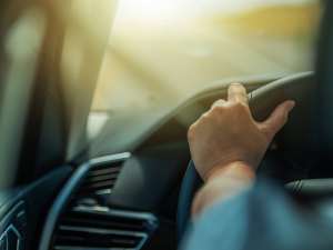 Person Driving a Car in Rockville, MD