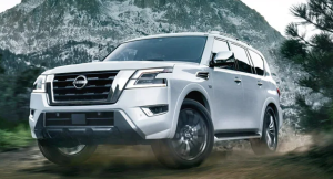 2022 Nissan Armada driving in Rockville, MD