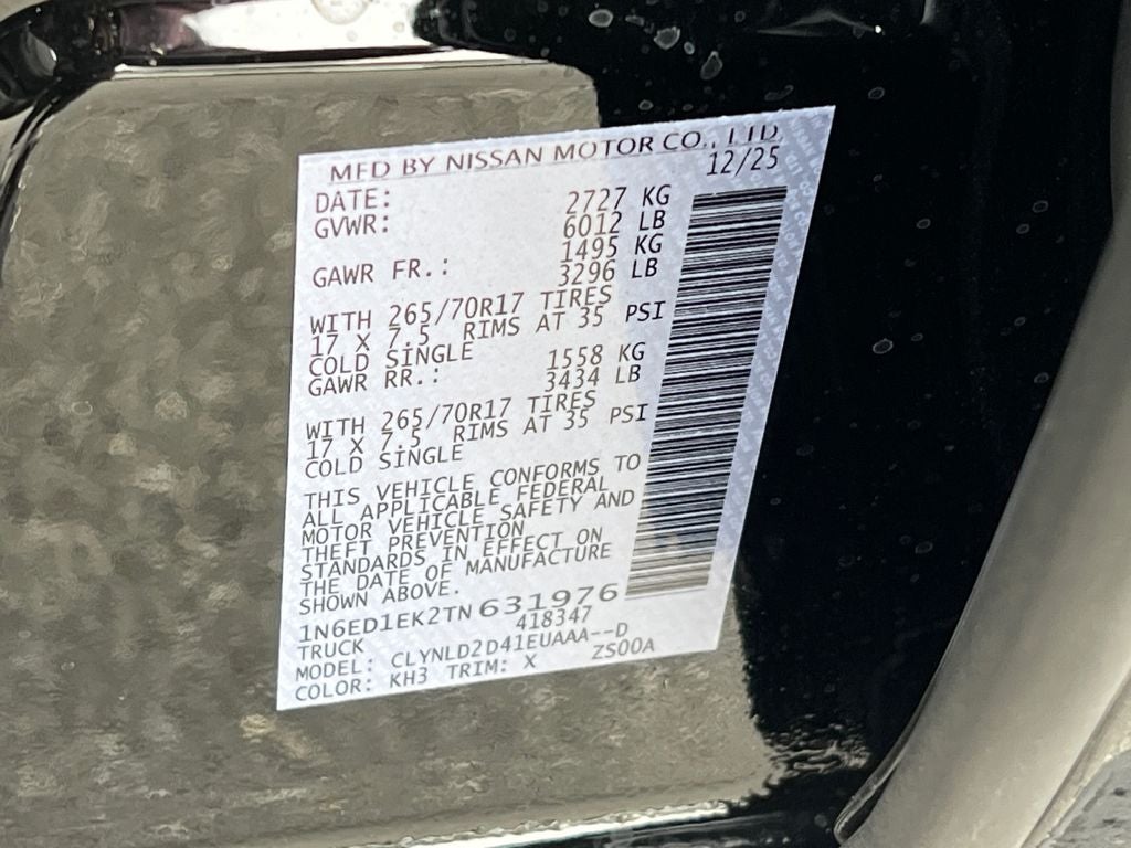 2026 Nissan Frontier PRO-4X