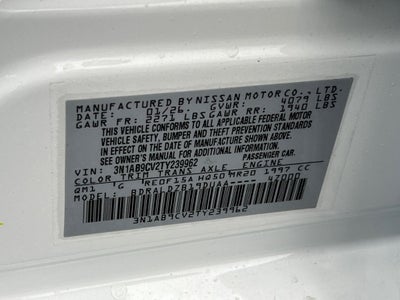 2026 Nissan Sentra SV