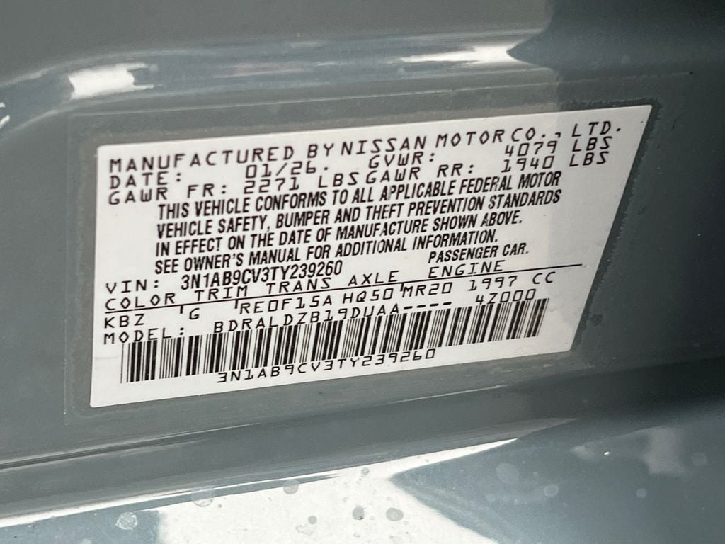 2026 Nissan Sentra SV