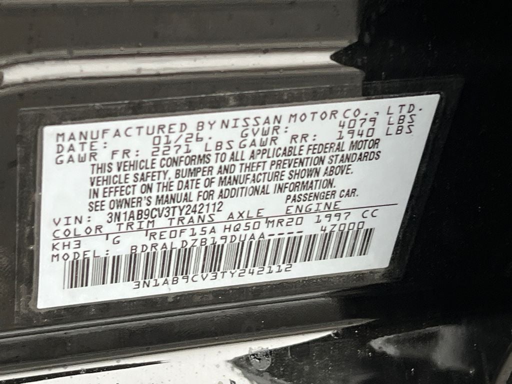 2026 Nissan Sentra SV