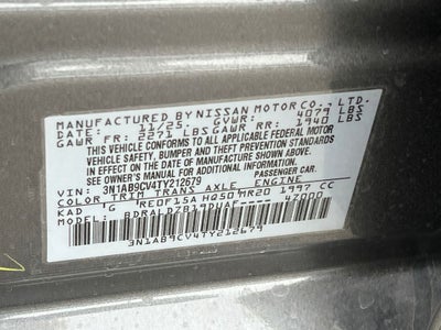 2026 Nissan Sentra SV