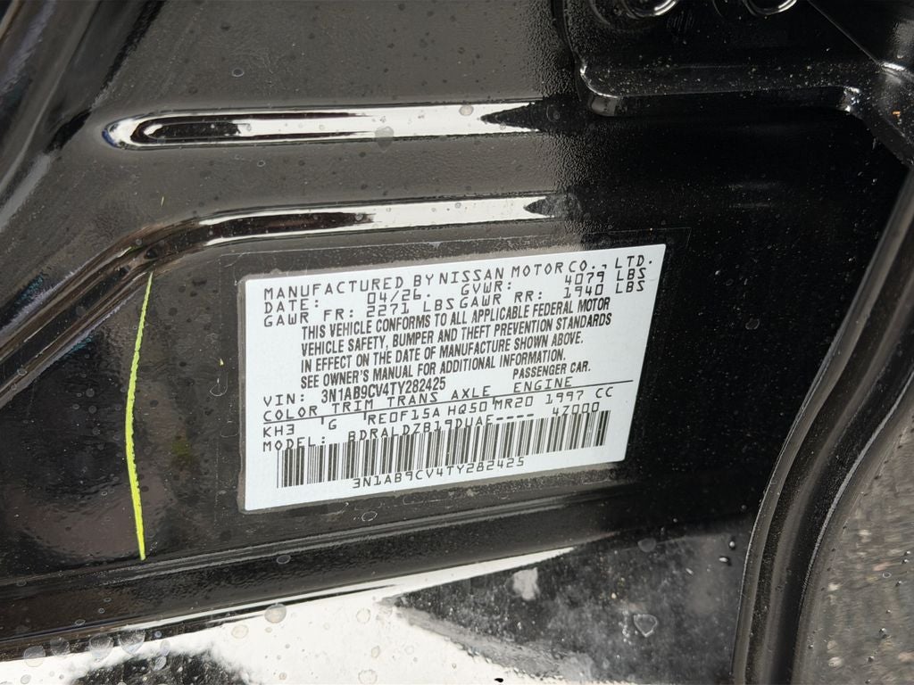 2026 Nissan Sentra SV