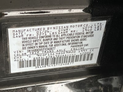 2026 Nissan Sentra SV