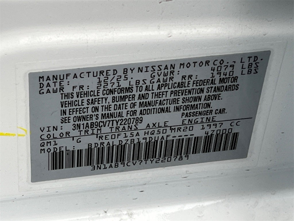 2026 Nissan Sentra SV