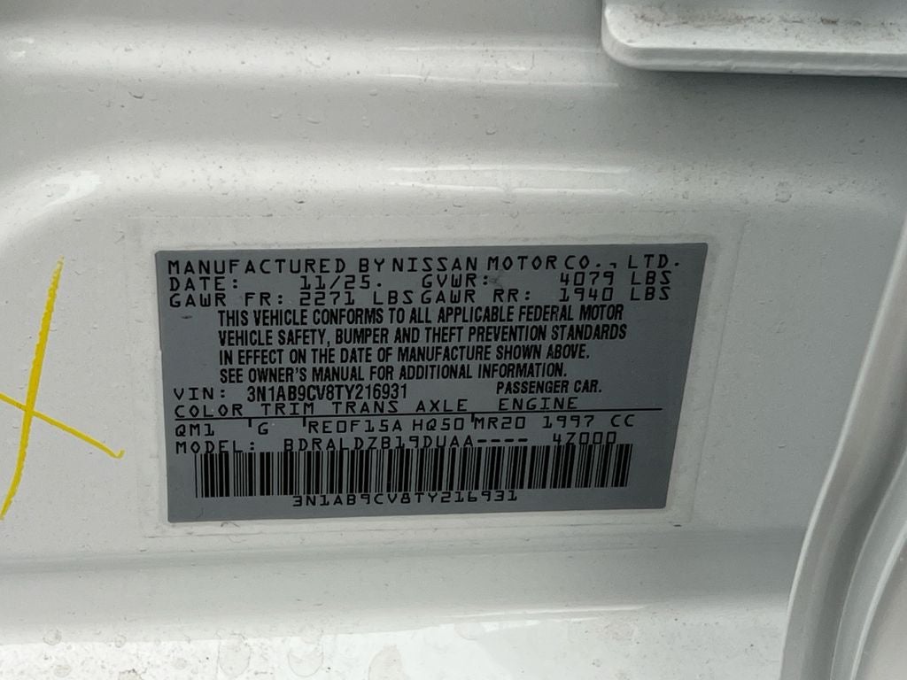 2026 Nissan Sentra SV