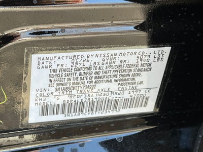 2026 Nissan Sentra SV