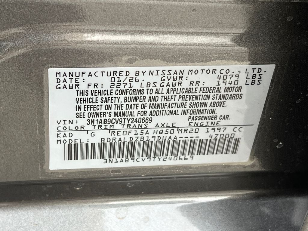 2026 Nissan Sentra SV