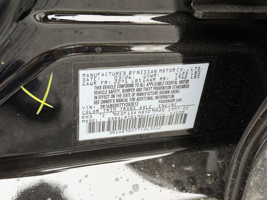 2026 Nissan Sentra SR