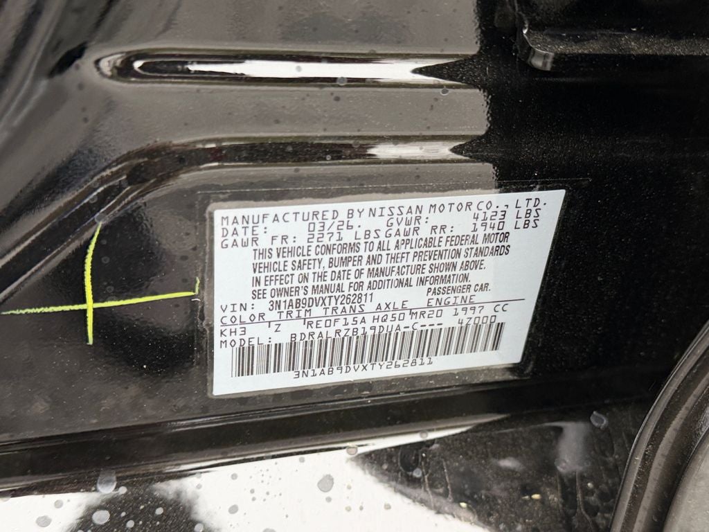 2026 Nissan Sentra SR