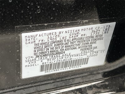 2025 Nissan Versa 1.6 SV