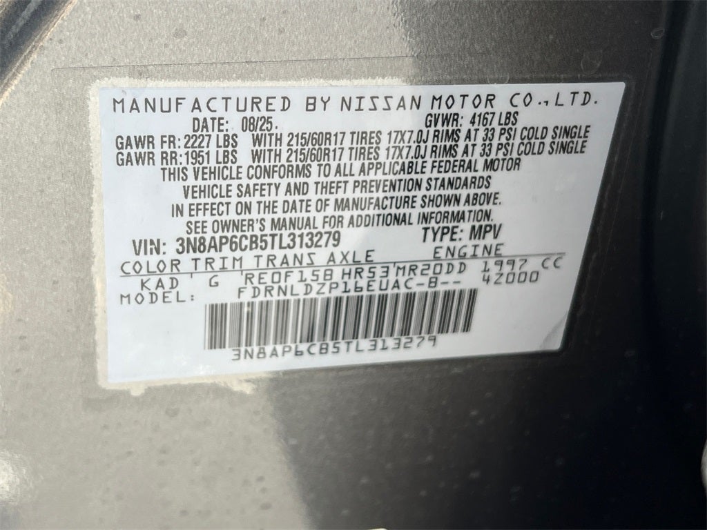 2026 Nissan Kicks SV