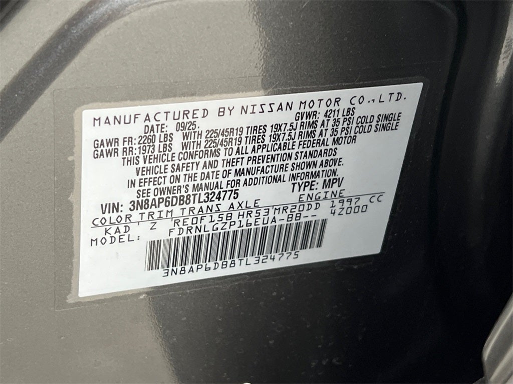 2026 Nissan Kicks SR