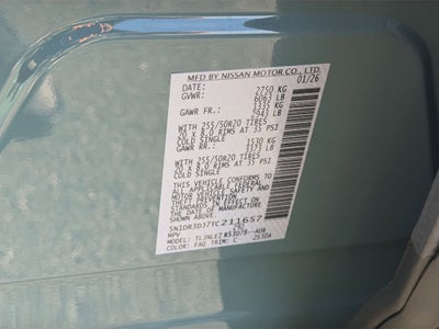 2026 Nissan Pathfinder Platinum