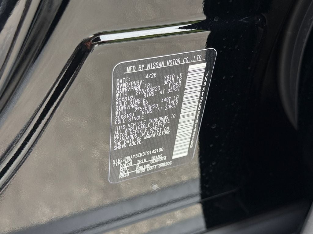 2026 Nissan Armada Platinum