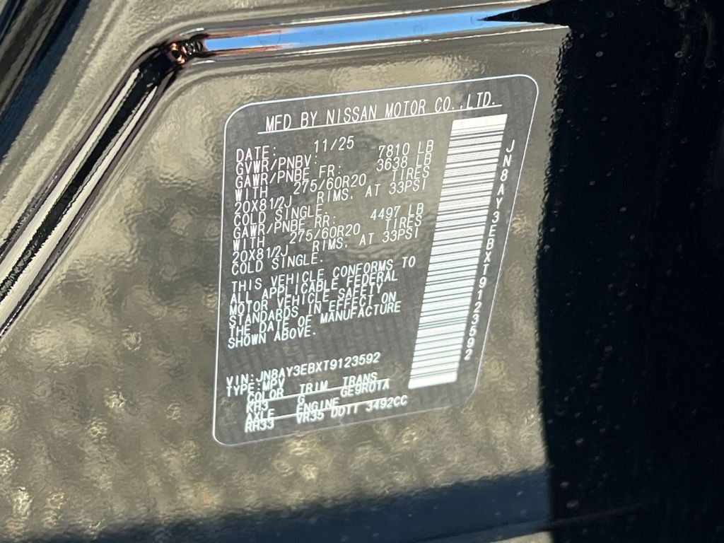 2026 Nissan Armada Platinum