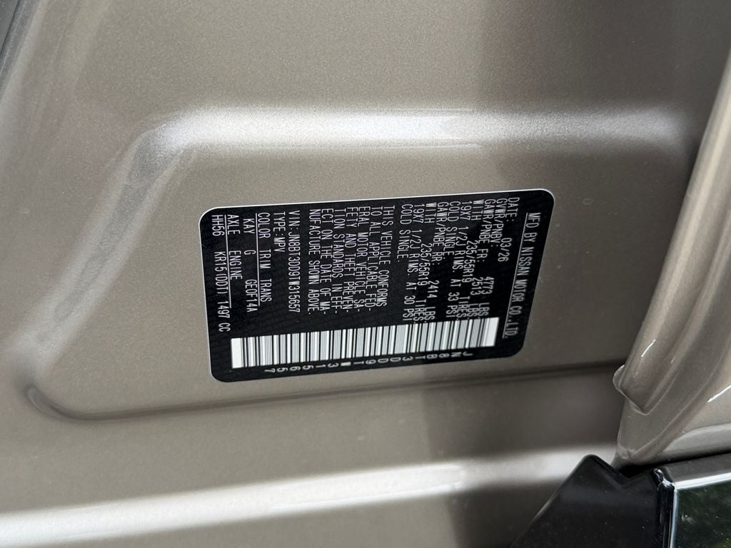 2026 Nissan Rogue Platinum