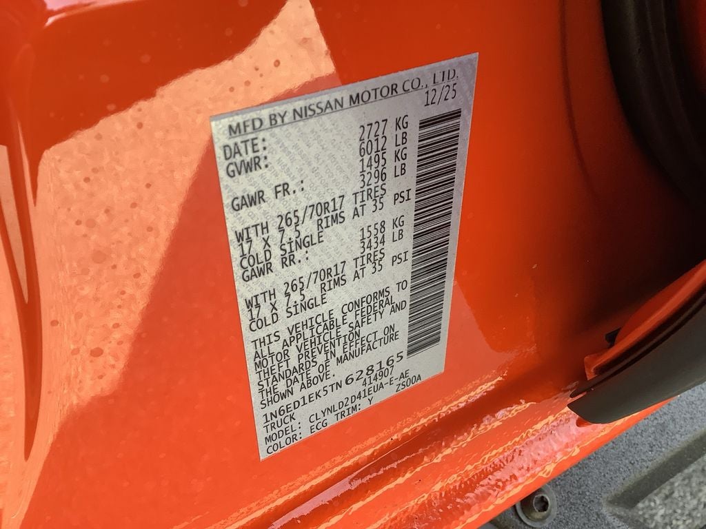 2026 Nissan Frontier PRO-4X