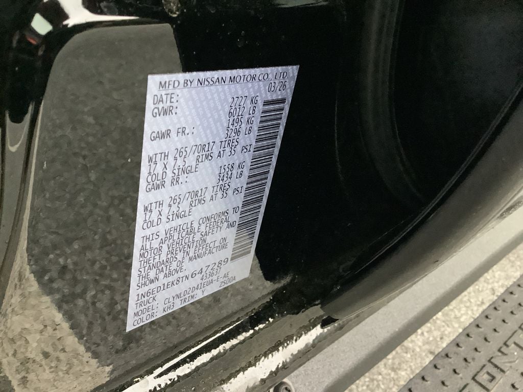 2026 Nissan Frontier PRO-4X
