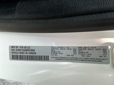 2025 Chrysler Pacifica Limited