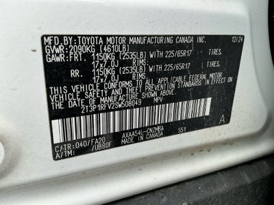 2025 Toyota RAV4 XLE