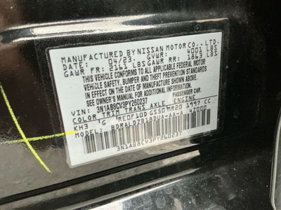 2023 Nissan Sentra SV