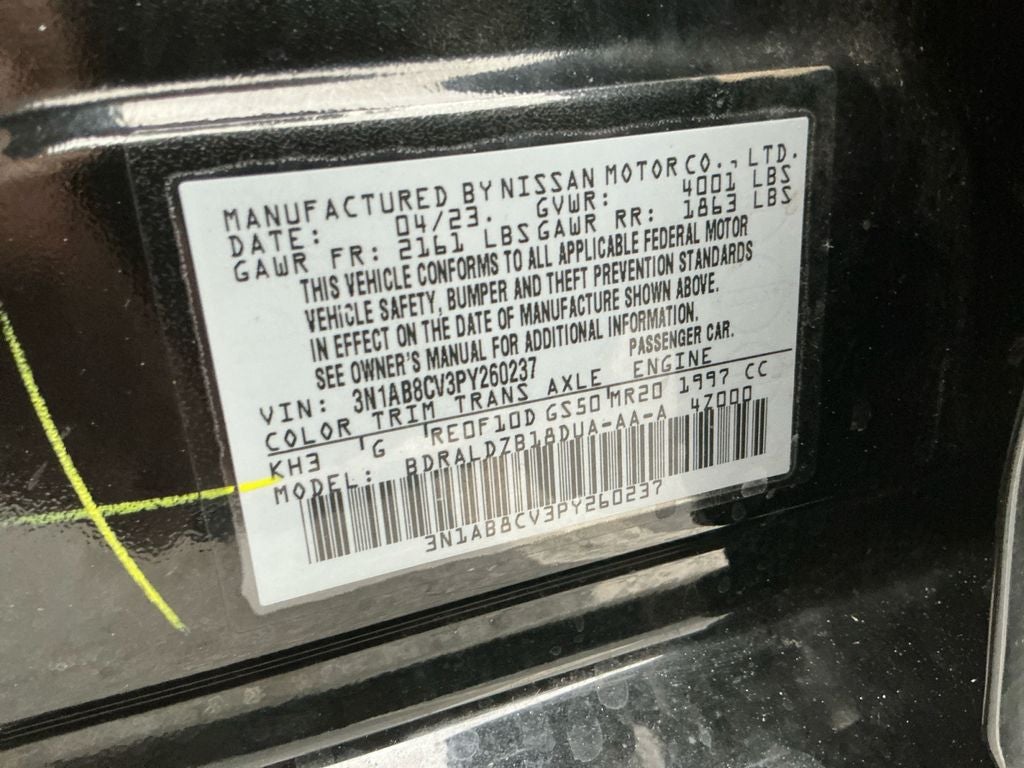 2023 Nissan Sentra SV