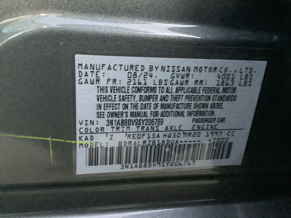 2025 Nissan Sentra SR