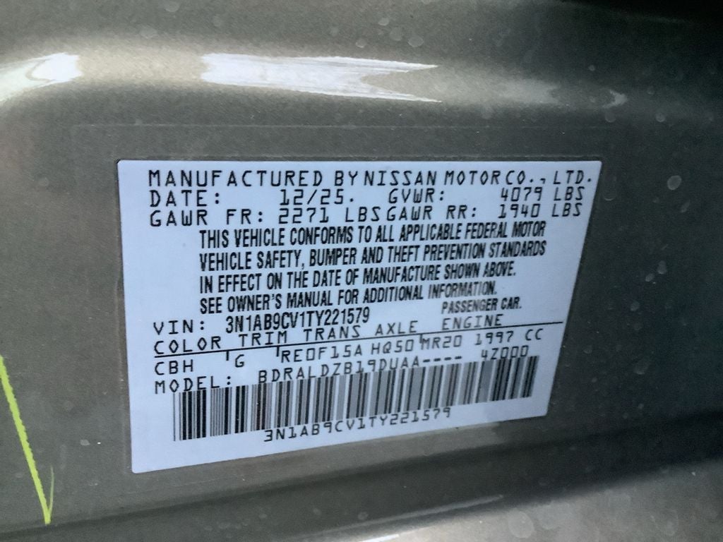 2026 Nissan Sentra SV