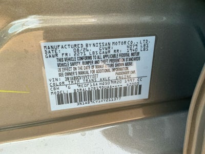 2027 Nissan Sentra SV
