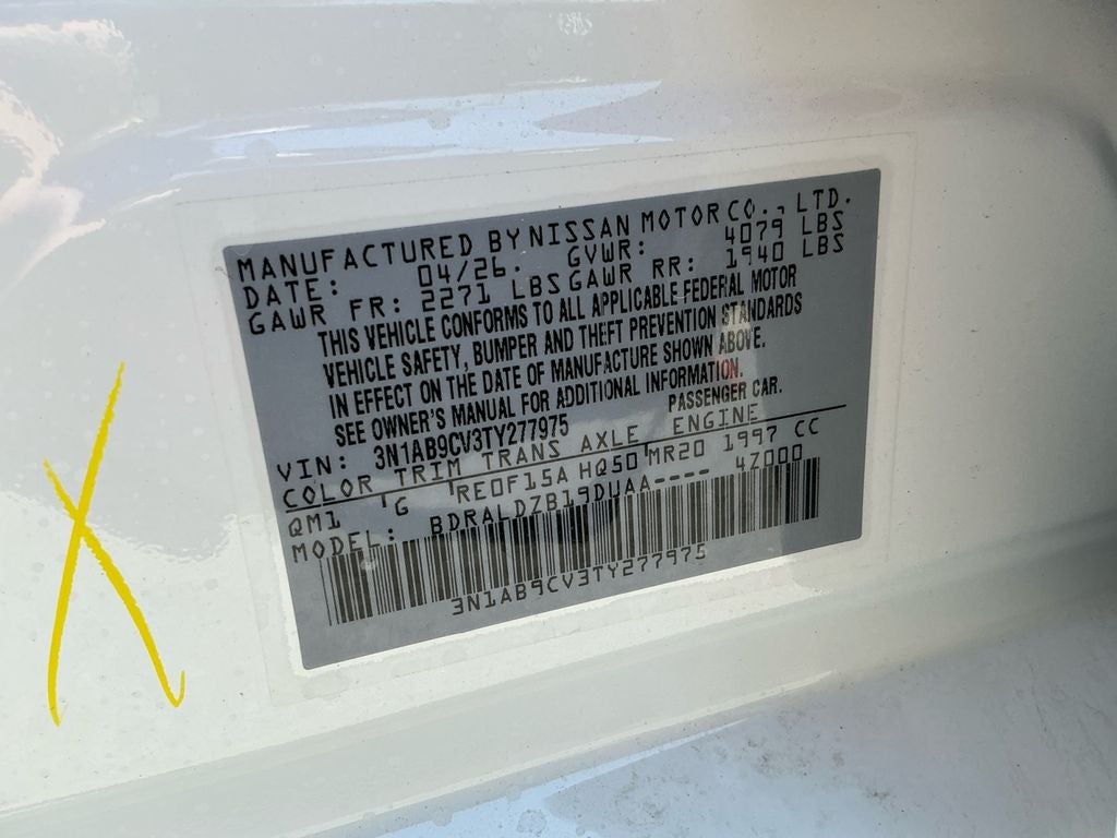2026 Nissan Sentra SV