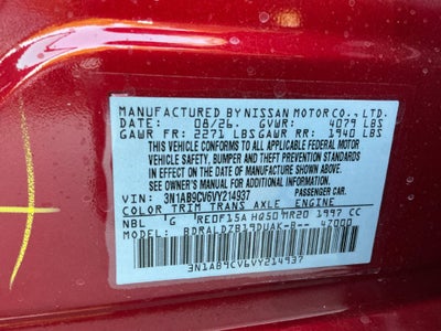 2027 Nissan Sentra SV
