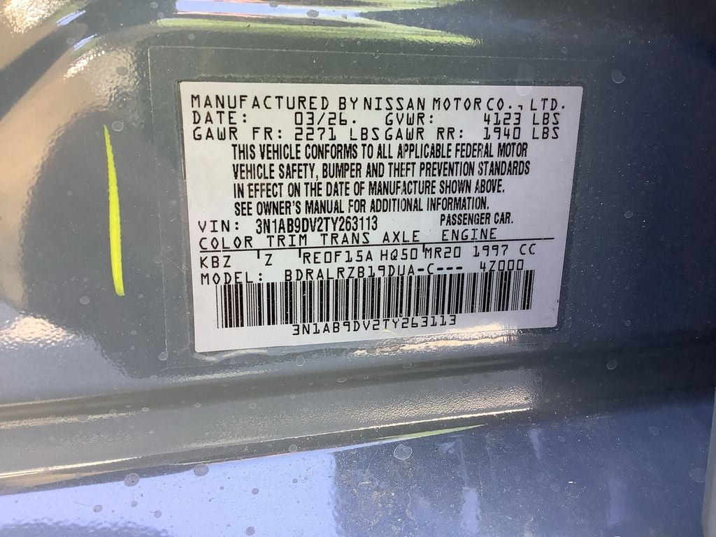 2026 Nissan Sentra SR