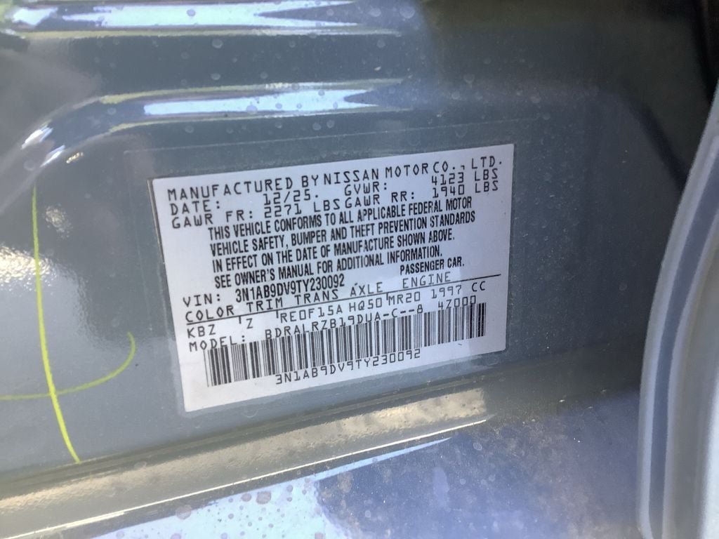 2026 Nissan Sentra SR