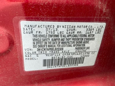 2014 Nissan Versa 1.6 SV
