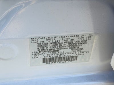 2025 Nissan Versa 1.6 SV