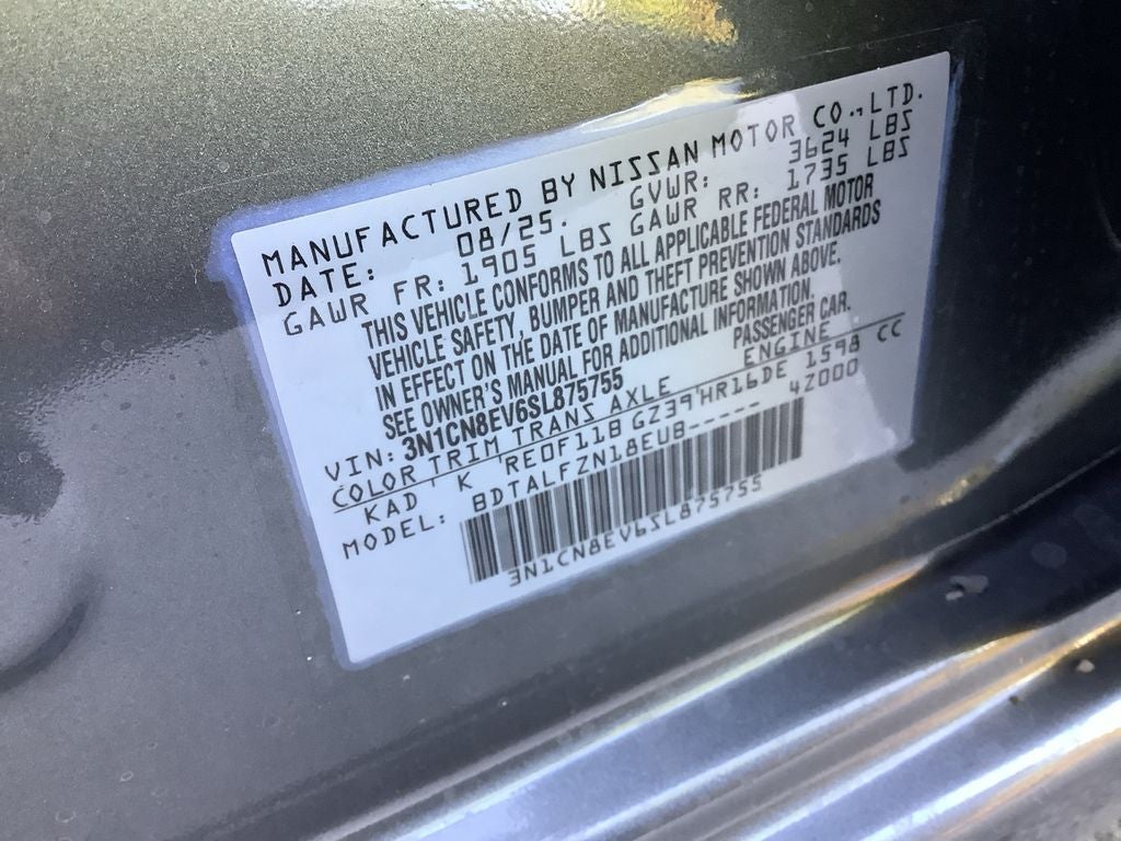 2025 Nissan Versa 1.6 SV