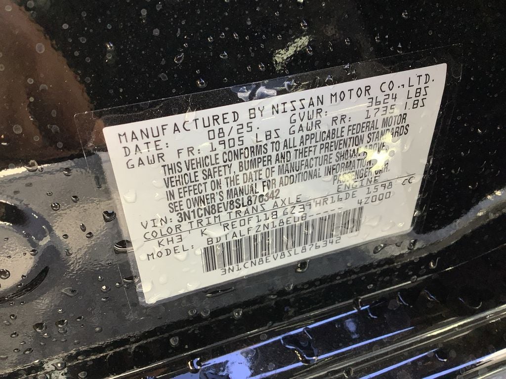 2025 Nissan Versa 1.6 SV