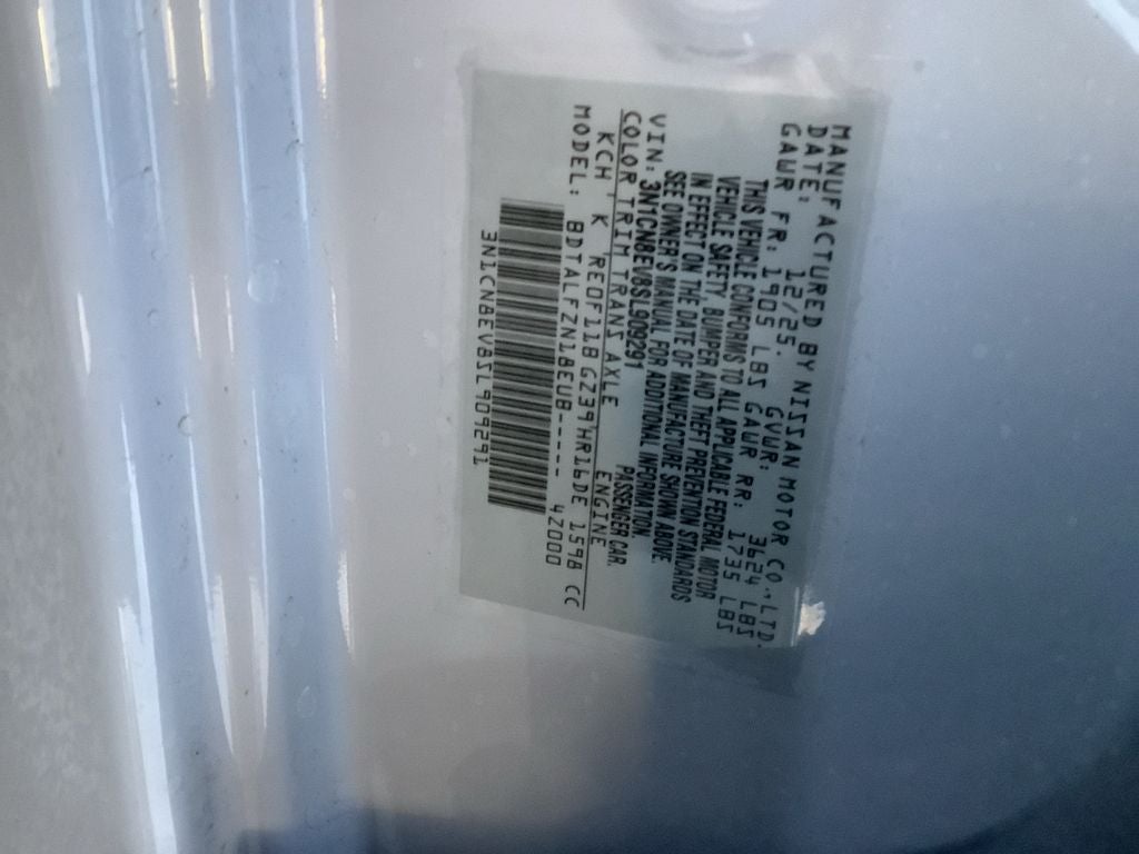 2025 Nissan Versa 1.6 SV