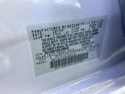 2025 Nissan Versa 1.6 SV