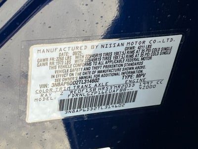 2026 Nissan Kicks SR Executive Release