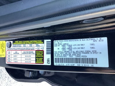2025 Toyota Tacoma SR5