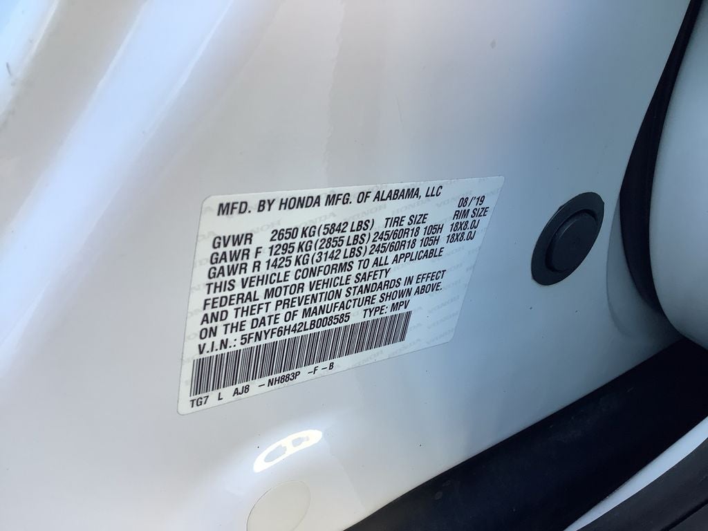 2020 Honda Pilot EX-L w/Navigation and Rear Entertainment System