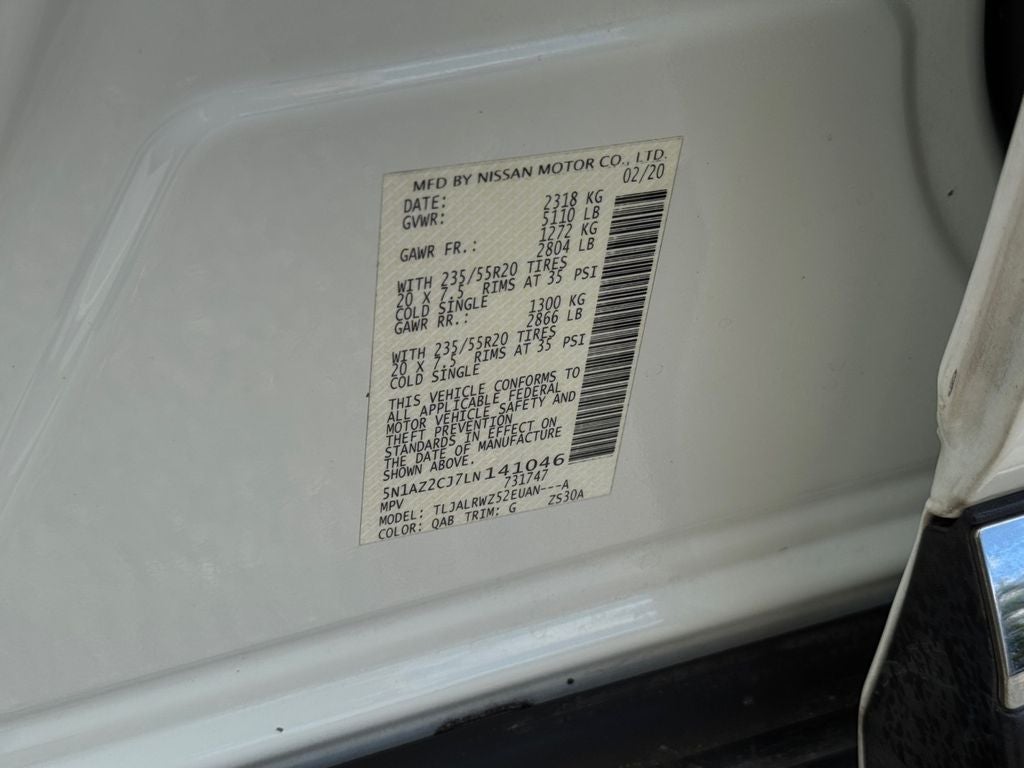 2020 Nissan Murano SL