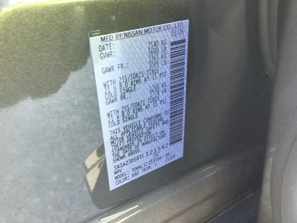 2026 Nissan Murano Platinum