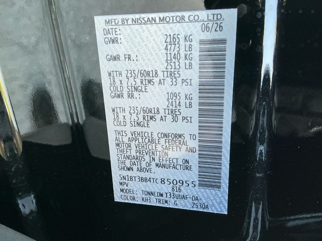 2026 Nissan Rogue SV
