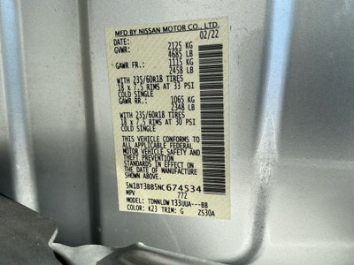 2022 Nissan Rogue SV